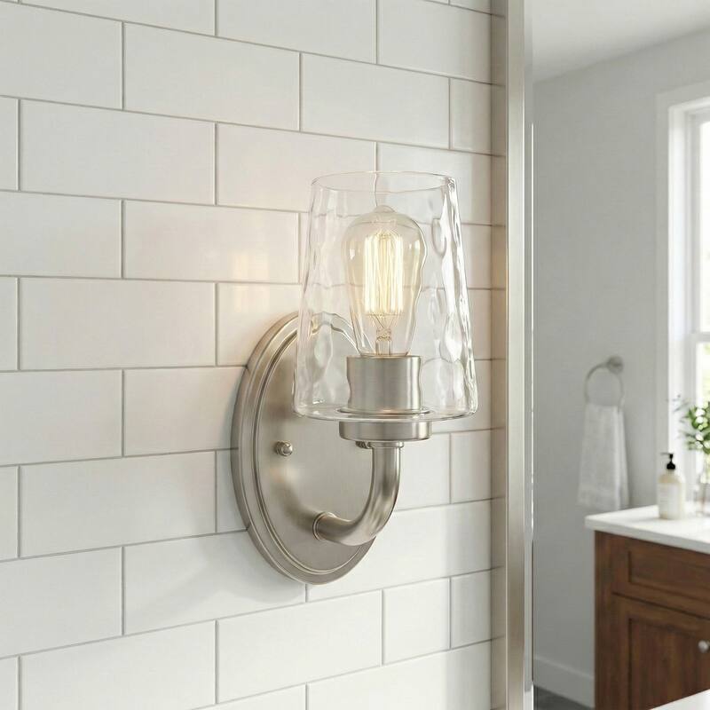 Acroma Modern Bathroom Vanity Light Art Glass Wall Sconce