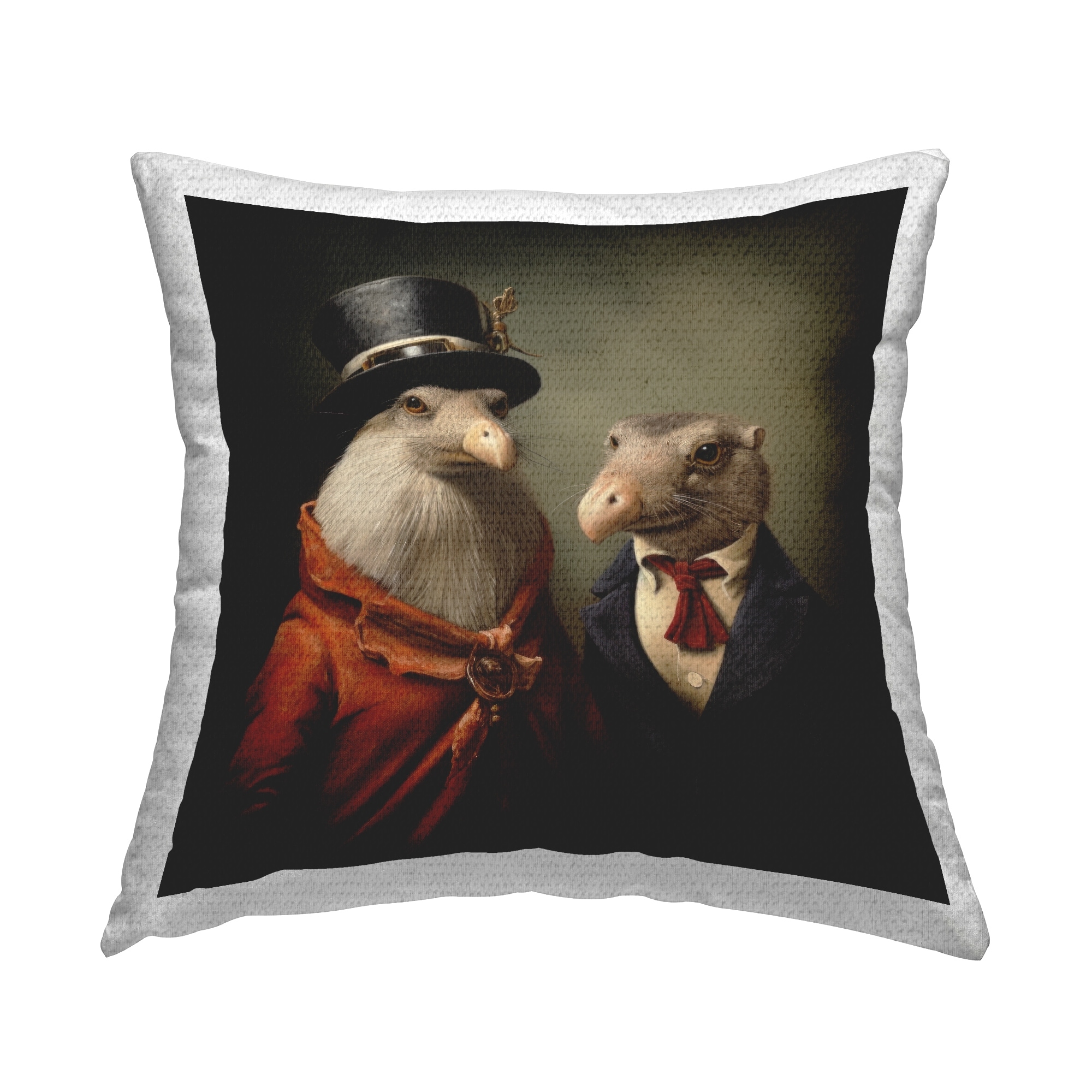 Stupell Wild Animals Vintage Fashion Printed Outdoor Throw Pillow Design by Lazar Studio