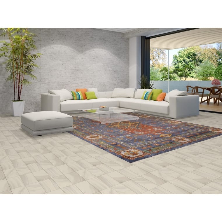 Tribal Geometric Shiraz Oriental Area Rug Hand-Knotted Wool Carpet - 8'11"x 11'6"