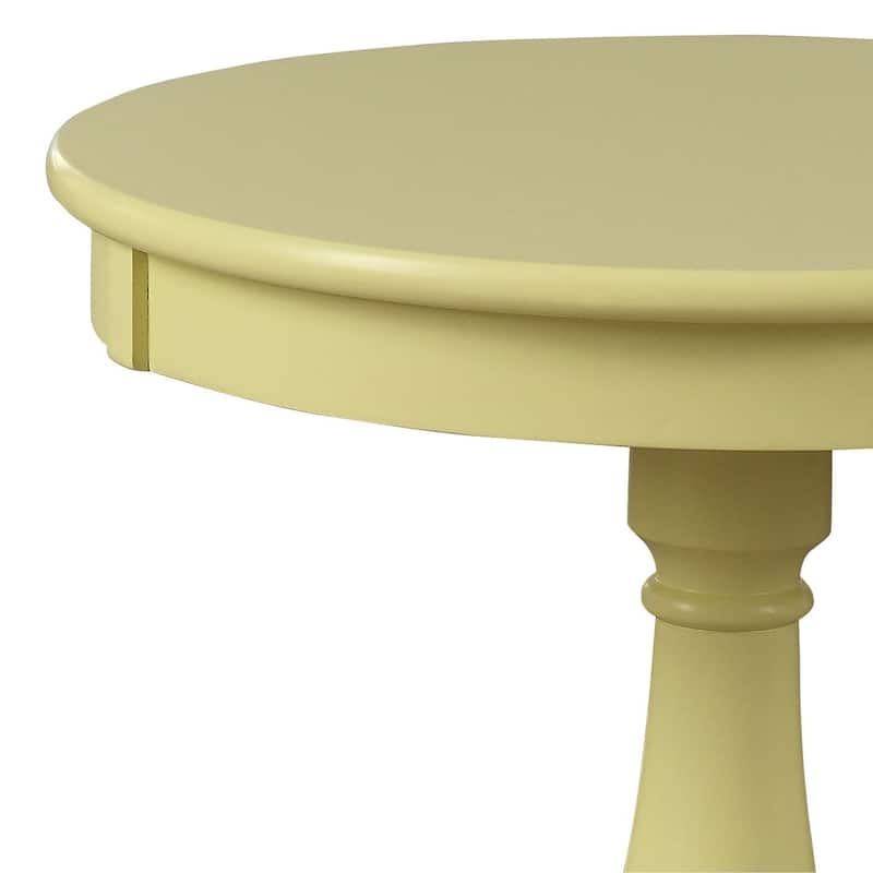 Ophelia Side Table with Turned Pedestal