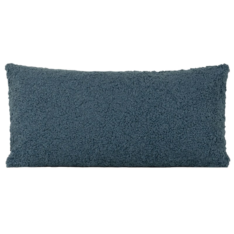 Tiffany Duet Patch Boucle Textured Lumbar Pillow