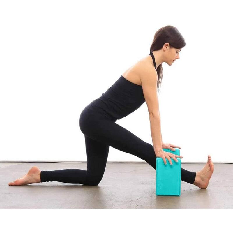 Sol Living Exercise Non Slip Foam Yoga Block 4" x 6" x 9" - 2 Pack