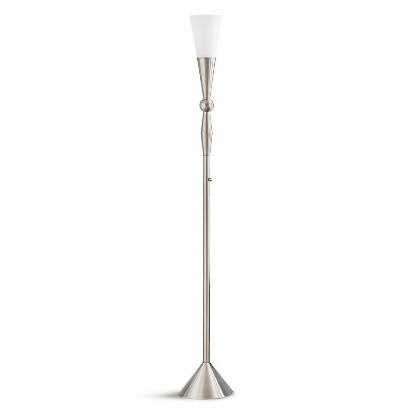 DIONE 72"H Metal Torchiere Floor lamp, LED Dimmable, Bulb Included