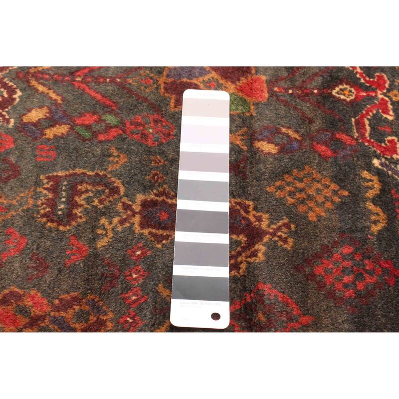 ECARPETGALLERY Hand-knotted Teimani Dark Grey Wool Rug - 2'11 x 4'0