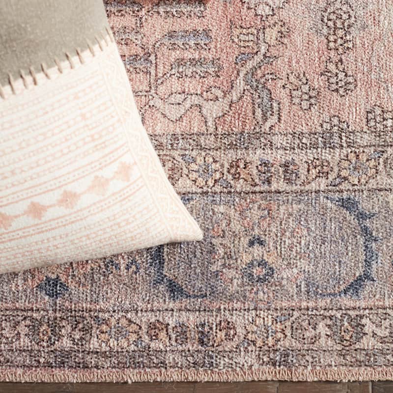 Kadin Machine Washable Medallion Area Rug