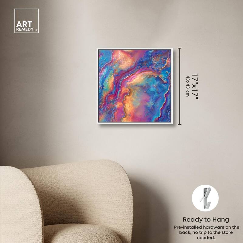 Glittering Spectrum II Canvas by Art Remedy