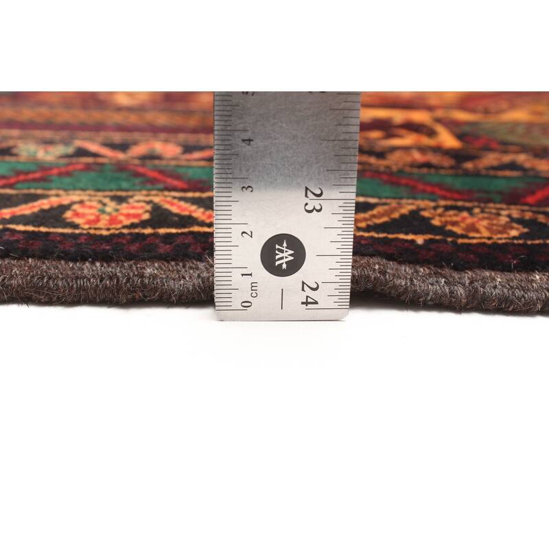 ECARPETGALLERY Hand-knotted Teimani Burgundy Wool Rug - 3'0 x 4'6