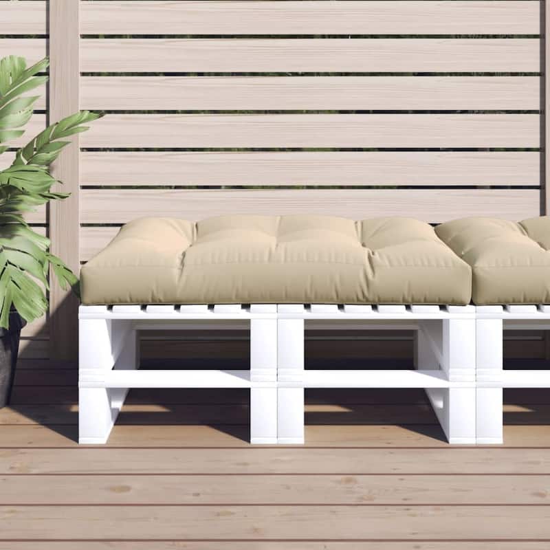 vidaXL Chair Cushion Outdoor Patio Pallet Seat Cushion Sofa Chair Pad Fabric - Beige