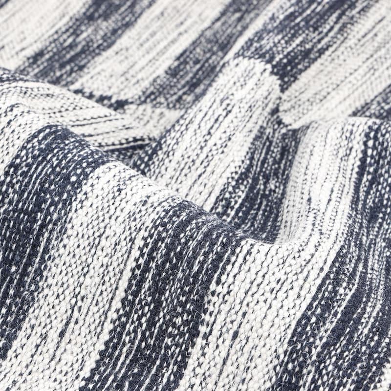 Overton Handmade Modern Contemporary Striped Area Rug