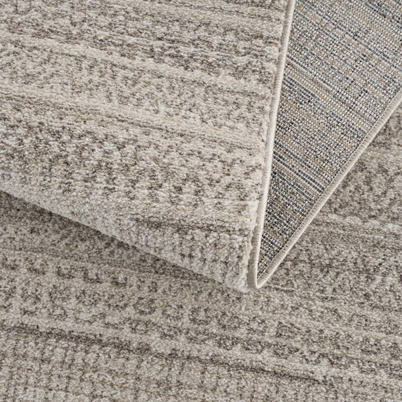 Hauteloom Casablanca Collection Bohemian Farmhouse High Pile Area Rug