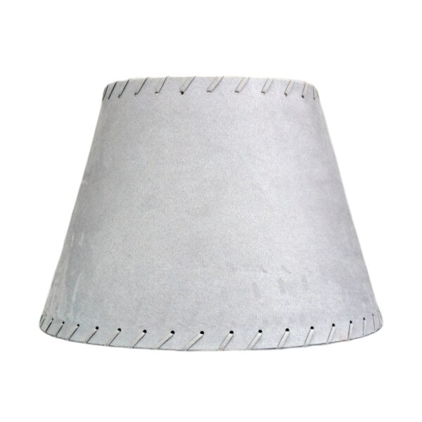 RDI Sophia Collection Lampshade Replacement Suede Fabric with Whipstitch Laced Trim Medium Lamp Shade Bed Bath Beyond 40315498