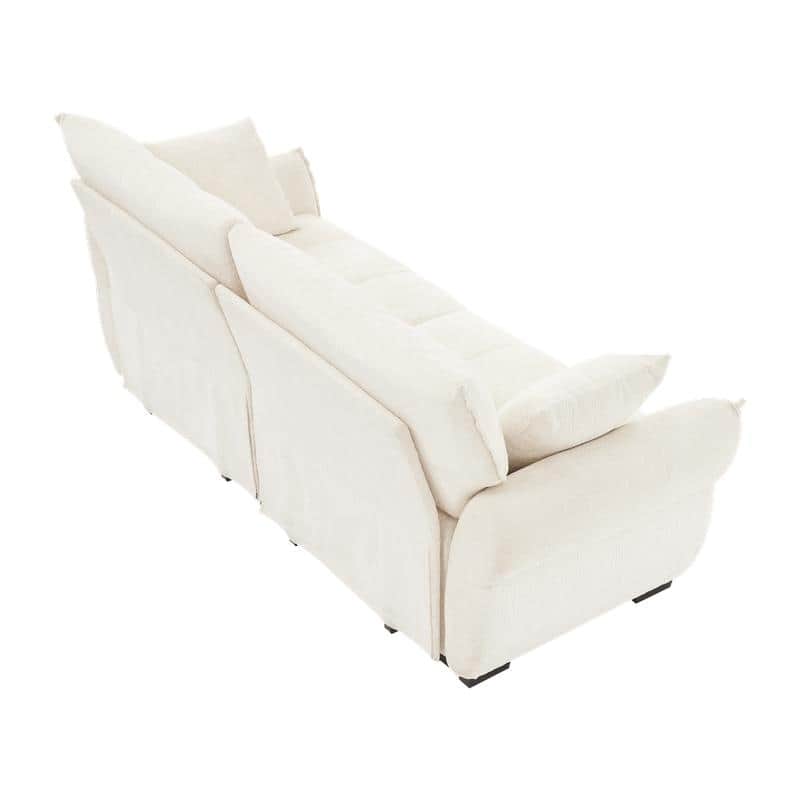 78.7" Chenille Two Seater Upholstered Sofa