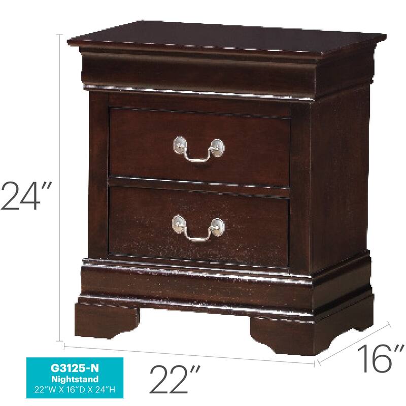 Cappuccino Nightstand 24x22x16 with One Spacious Drawer, Compact Bedside Table for Storage and Rich Modern Bedroom Accent