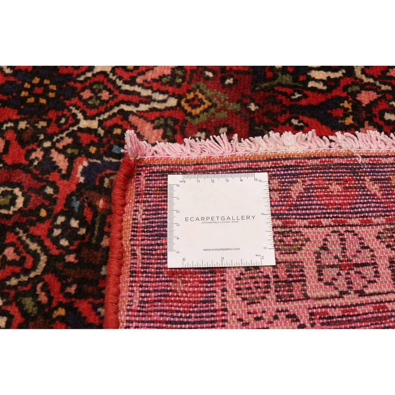 ECARPETGALLERY Hand-knotted Andelz Red Wool Rug - 3'8 x 9'6