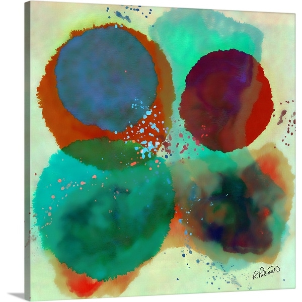 "Blurred Circles" Canvas Wall Art