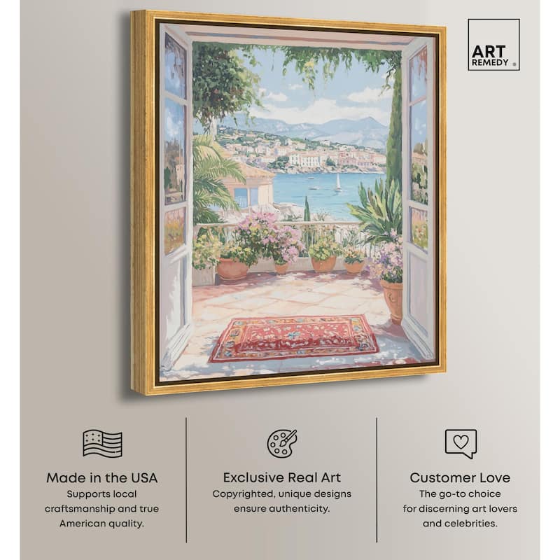 Room with a View Canvas by Art Remedy