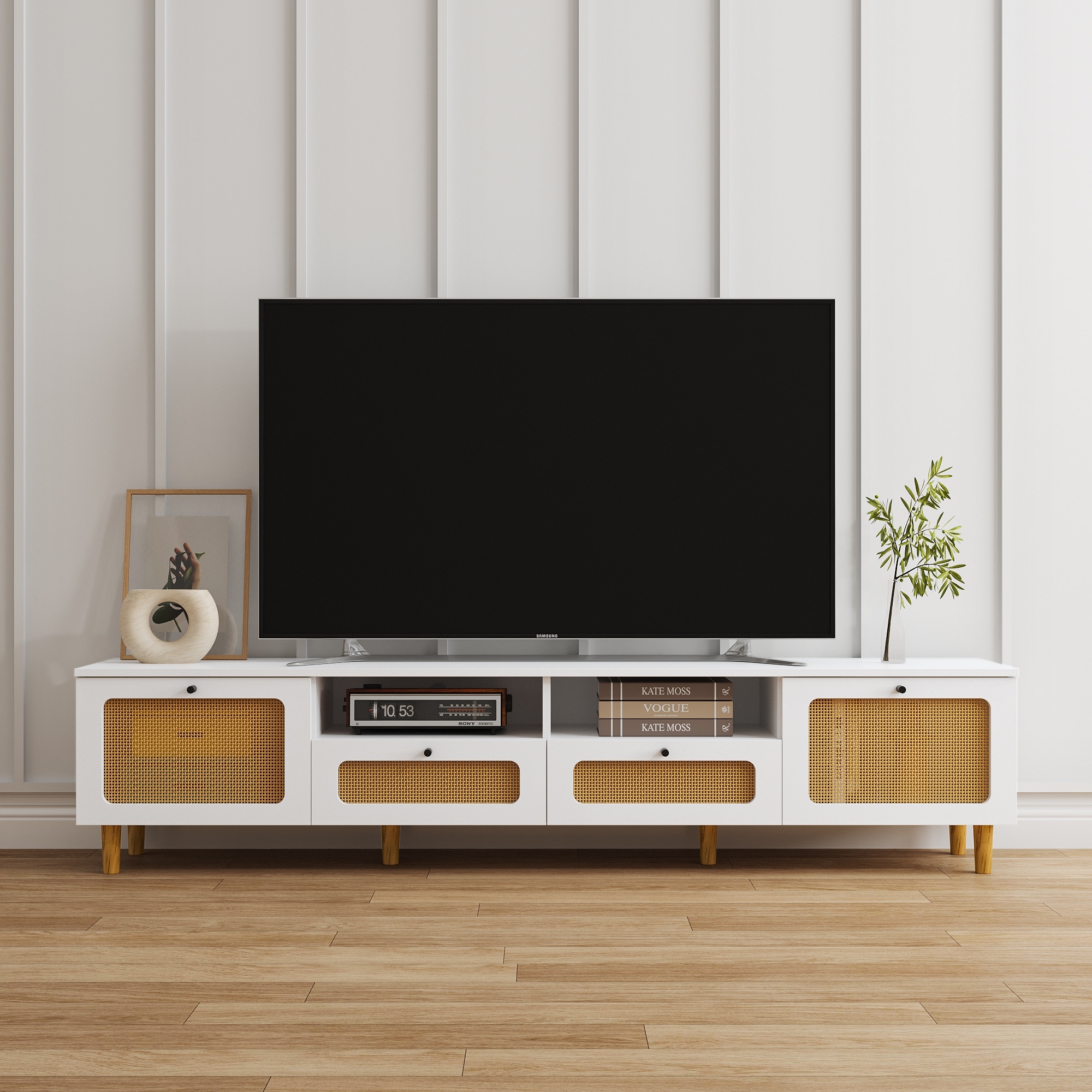 Nordic Style TV Stand Entertainment Center TV Cabinet Bed Bath Beyond 38255985