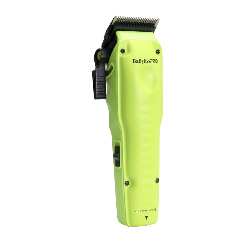 BaBylissPRO FXONE Lo-ProFX Limited Edition Neon Yellow Clipper with Charging Base & Battery FX829 Accessory Bundle - Neon Yellow