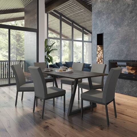 Amisco Torino Table and Polly Chairs 7-piece Dining Set