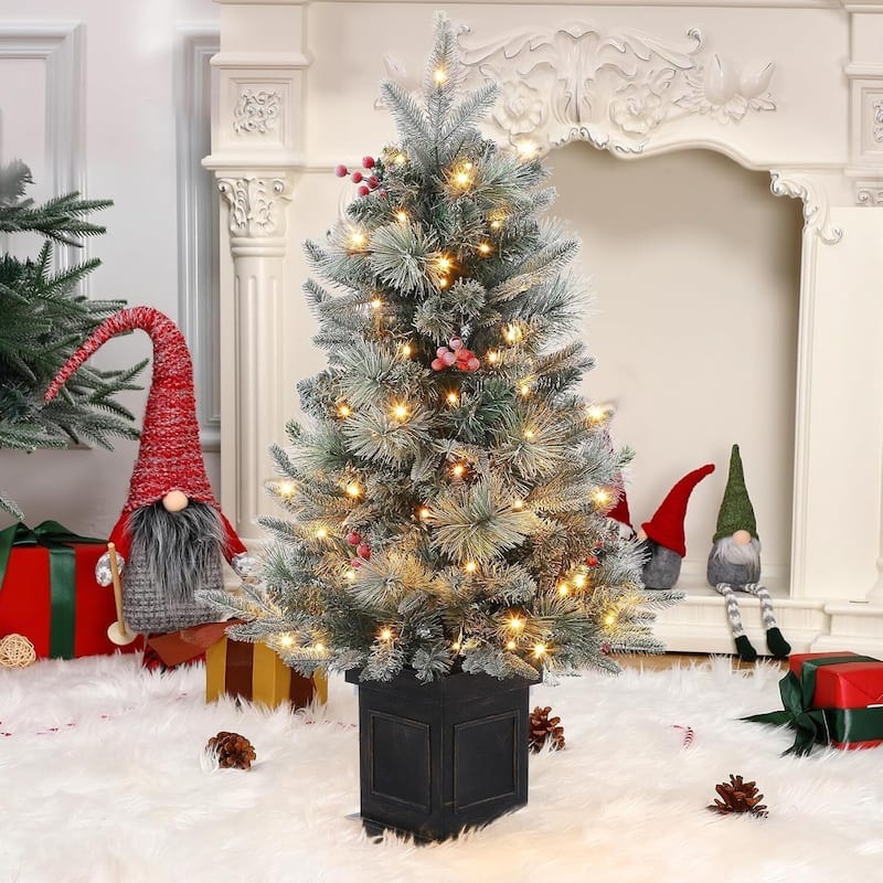 3FT Christmas Artificial Desktop Tree for Indoor Outdoor Decor