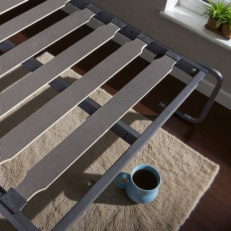 Twin/Full Size Murphy Wall Bed with Side Cabinet Storage, Foldable Bed with Slat Support, Space-Saving Bedroom Furniture