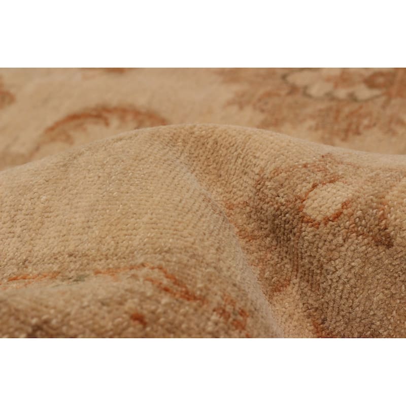 ECARPETGALLERY Hand-knotted Chobi Finest Ivory Wool Rug - 6'5 x 9'10