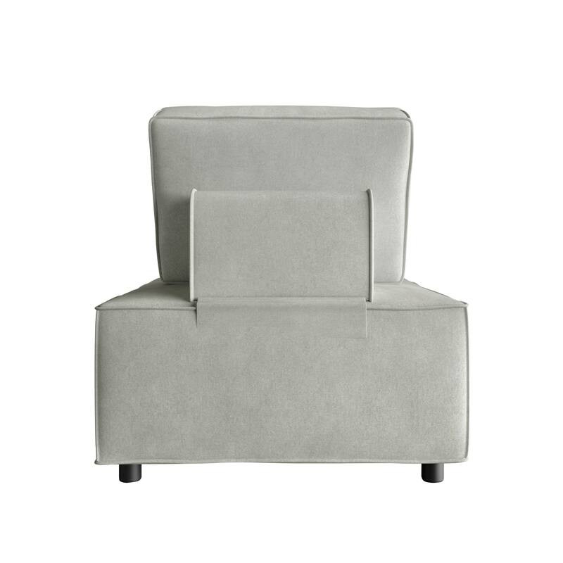 Clayfell Fandy Velvet Square Accent Chair
