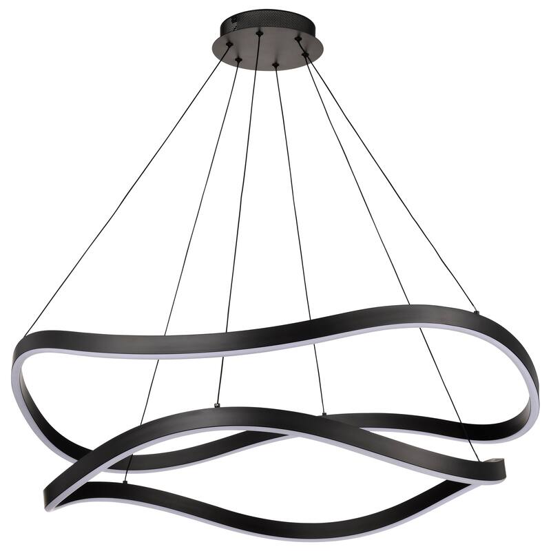 Sylas 36 Inch LED Pendant Matte Black Finish - Matte Black
