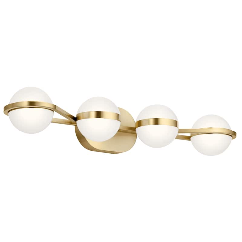 Kichler Brettin 4 Light 30" Wide LED Bathroom Vanity Light