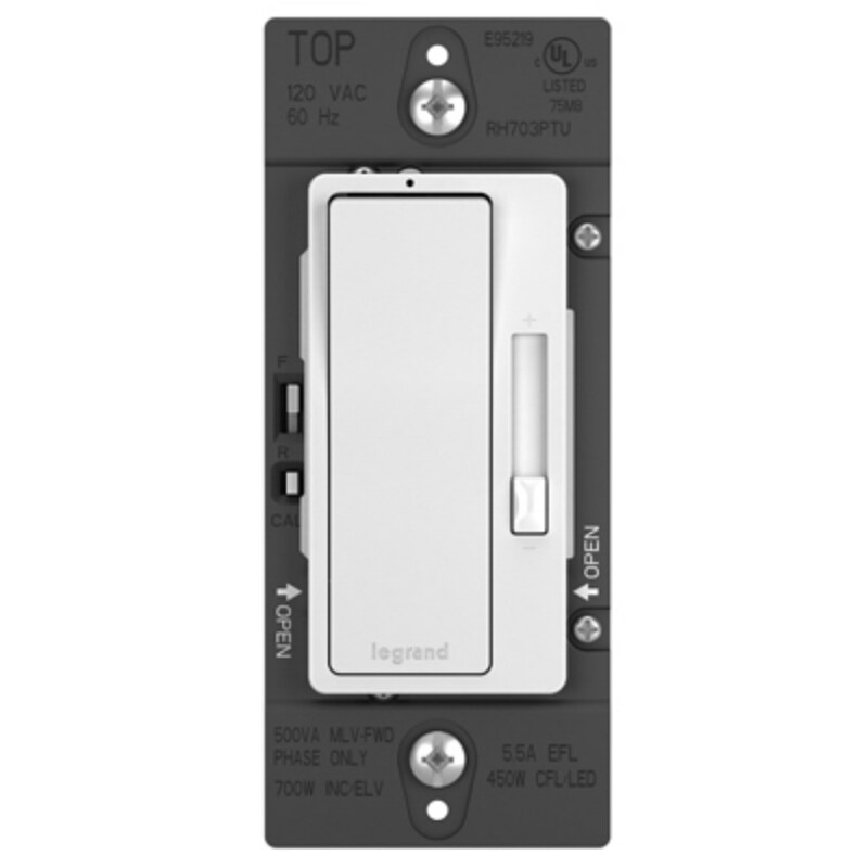 Legrand Rh703ptutcccv4 Tru Universal Single Pole 3 Way Dimmer 700w