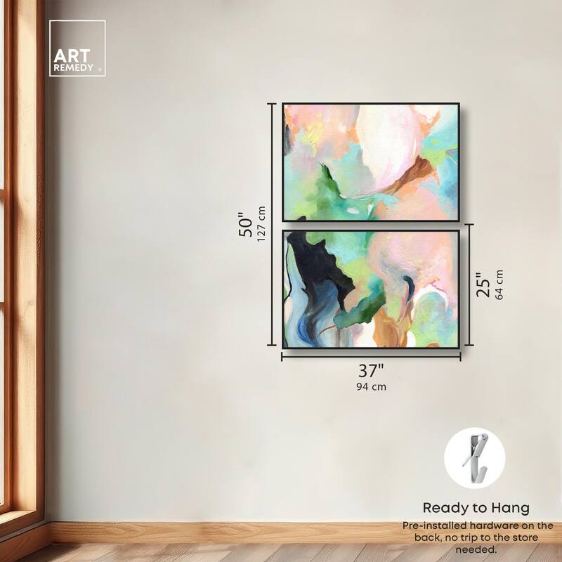 The Dreamer part II Canvas Set of 2 by Art Remedy