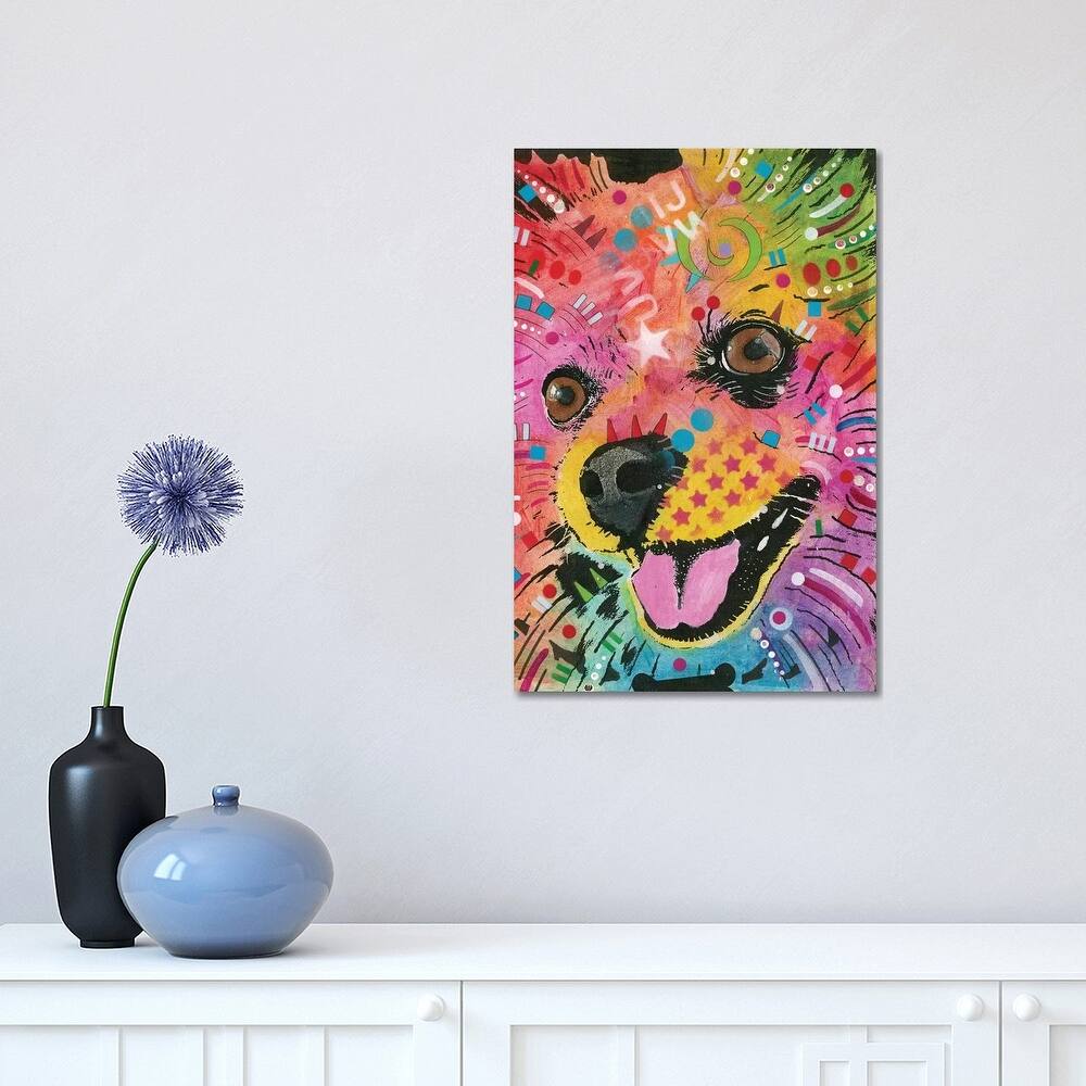 iCanvas "Pomeranian" by Dean Russo Canvas Print