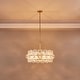 preview thumbnail 9 of 9, KAWOTI 6-Light Drum Glass Chandelier Pendant Lights