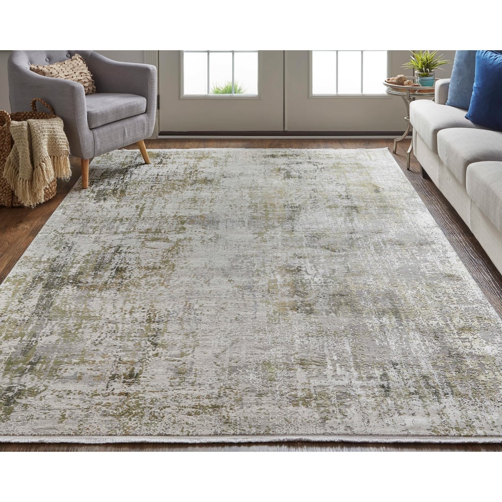Grand Bazaar Lindstra Machine Made Abstract Modern Area Rug