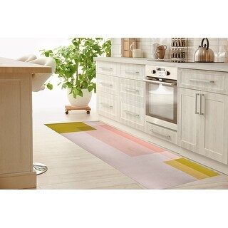 Shop Lattice Work Peach Kitchen Mat By Kavka Designs Overstock 30586477 What ever happened to pastel kitchen appliances? overstock com