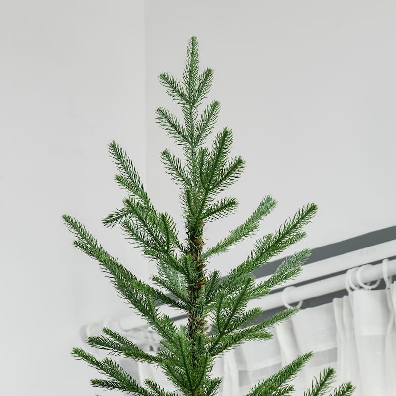 HOMCOM 9 ft. Artificial Unlit Christmas Tree with Stand - 8.85 ft
