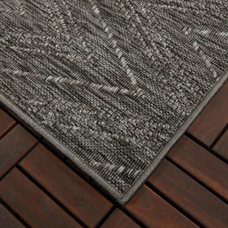 Kava Chevron Flatweave Indoor/Outdoor Area Rug