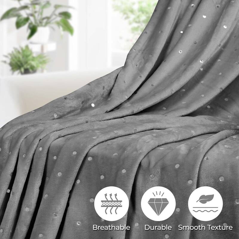 Superior Fleece Plush Medium Weight Soft Fluffy Decorative Blanket