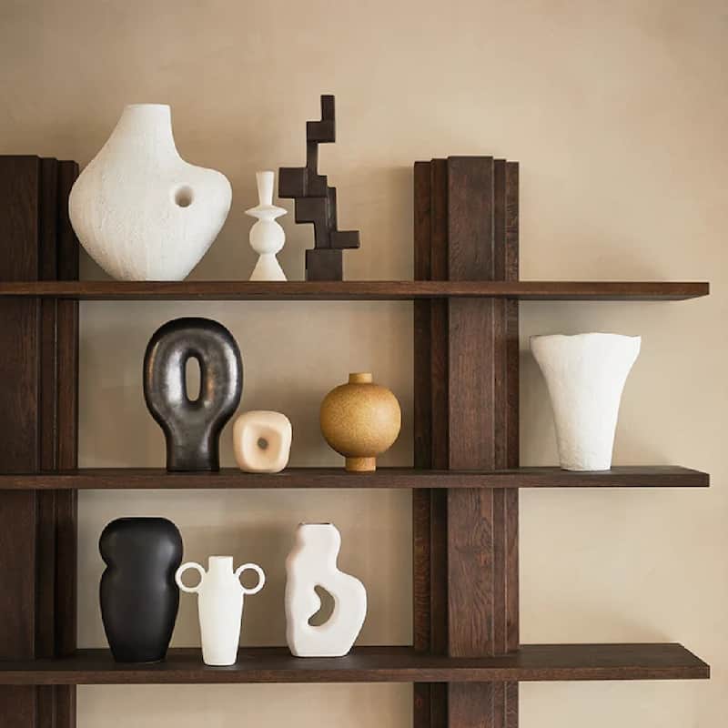 Orobie Metallic Tabletop Decoration - 13.75" - Black