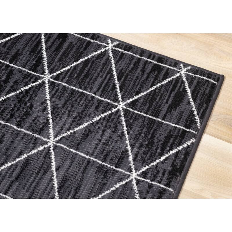 Florence Grey Cream Tri-Structure Rug