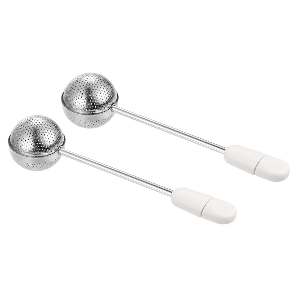 2 Pcs Tea Infuser Filter, Tea Strainer, Tea Ball, with Handle