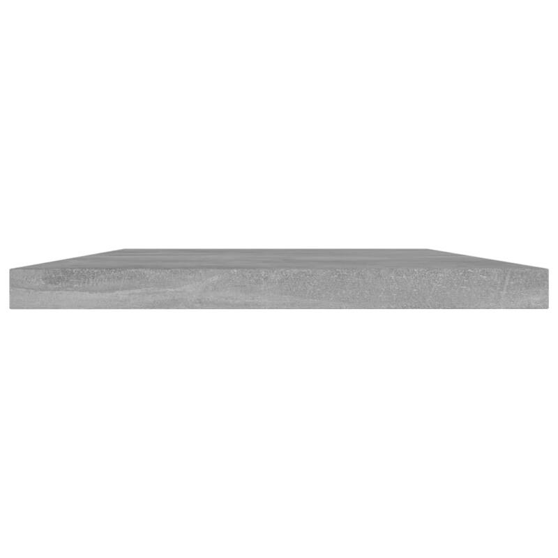 vidaXL Bookshelf Boards 4 pcs Concrete Gray 15.7"x7.9"x0.6" Chipboard