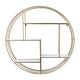 preview thumbnail 2 of 17, Sagebrook Home Modern Glam Iron and Wood Wall Storage Shelf - 32" x 7" x 32"