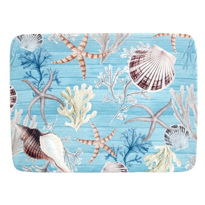 Certified International Beyond the Shore Rectangular Platter - 16" x 12" x 1.25"