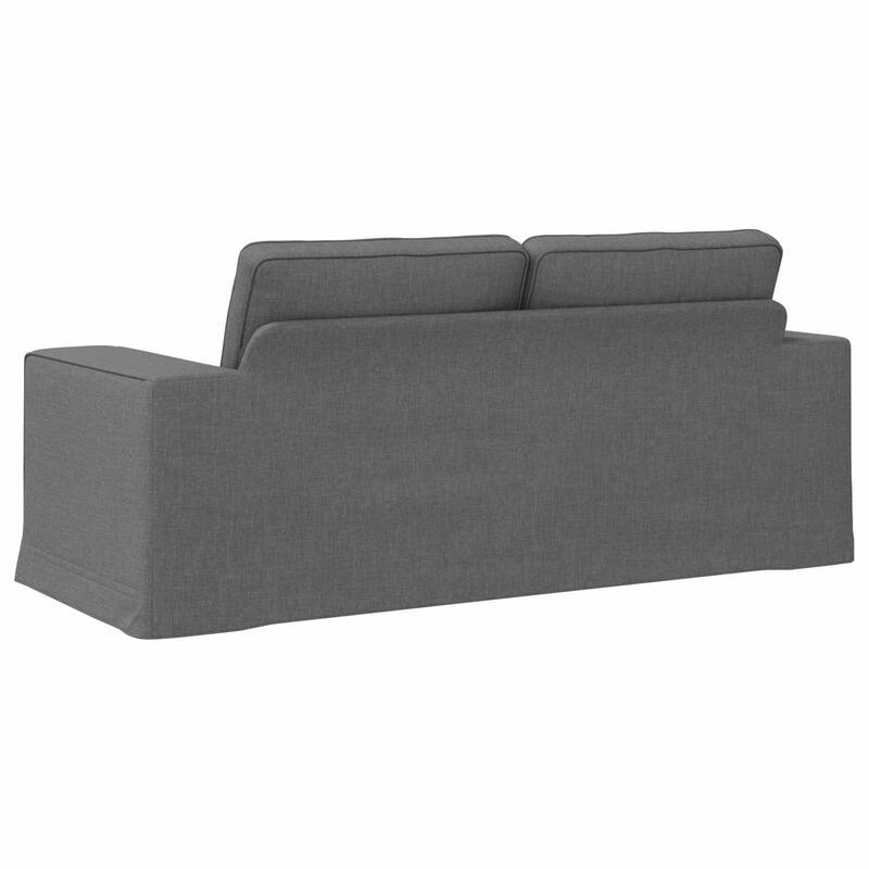 vidaXL Sofa Dark Grey in Fabric