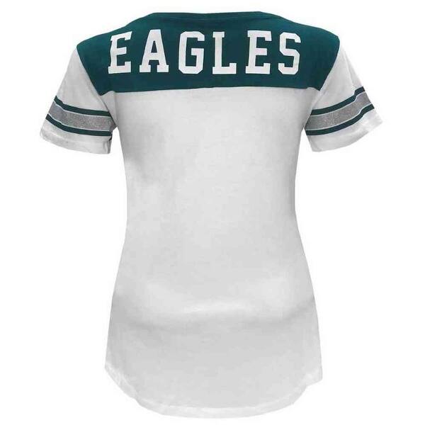 Shop New Era Womens Nfl Philadelphia Eagles Lace Up Tee T Shirt