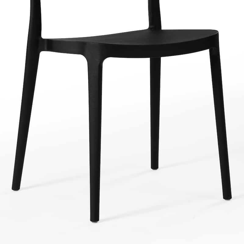 Frond and Form Outdoor Stacking Dining Side Chair (Set of 4)