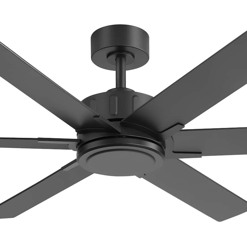 48/56/60 Inch Reversible Blade Ceiling Fan No Light with Remote Control