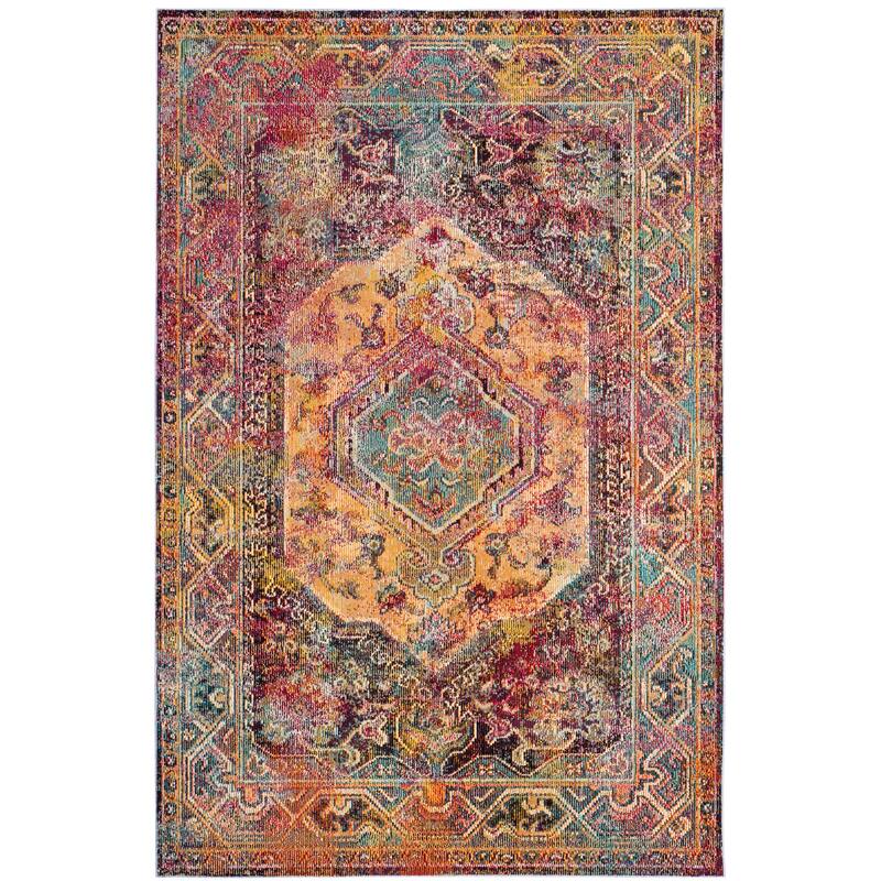 SAFAVIEH Crystal Elmije Vintage Boho Oriental Rug