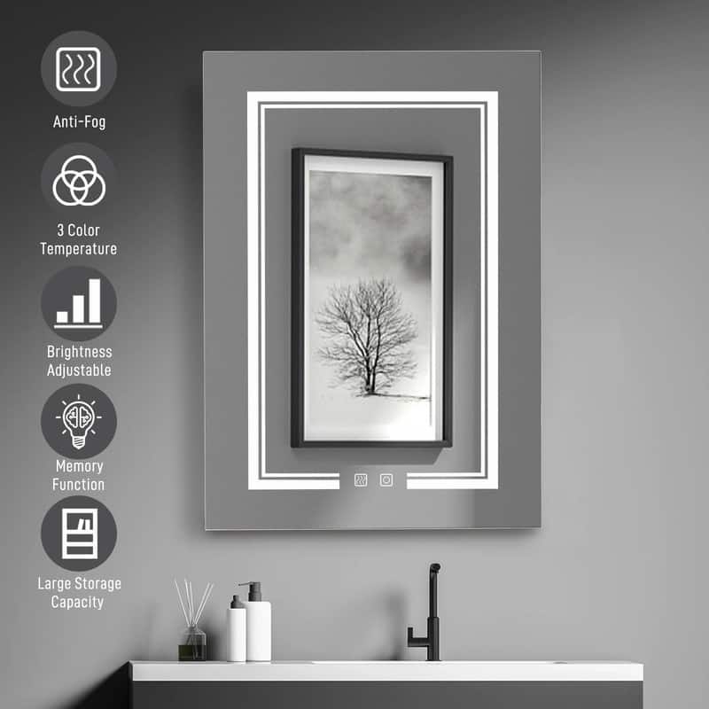 FCH Bathroom Wall Cabinet with Mirror